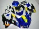 Carénages Moto Suzuki GSXR 600/750 2008-2010 - Bleu Jaune Requin