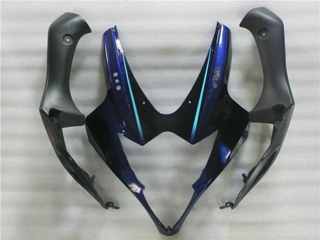 Kits Carénage Moto Suzuki GSXR 1000 2005-2006 - Blanc Bleu Noir Brillant