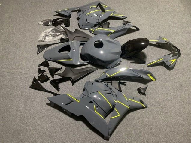 Carénages Moto Honda CBR600RR 2009-2012 - Gris Nardo Foncé Jaune