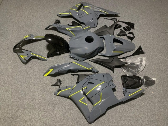 Carénages Moto Honda CBR600RR 2009-2012 - Gris Nardo Foncé Jaune