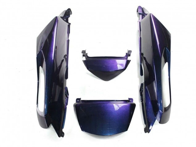 Carénages Moto Kawasaki ZX14R ZZR1400 2006-2011 - Caméléon Bleu Violet
