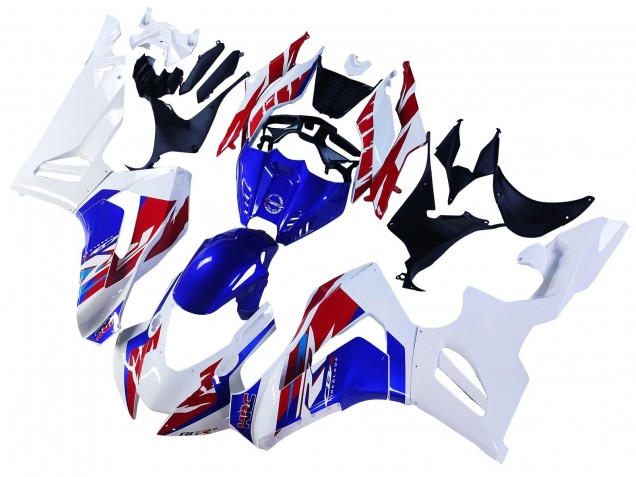 Carénages Moto Honda CBR1000RR-R 2020-2023 - Blanc Rouge Bleu