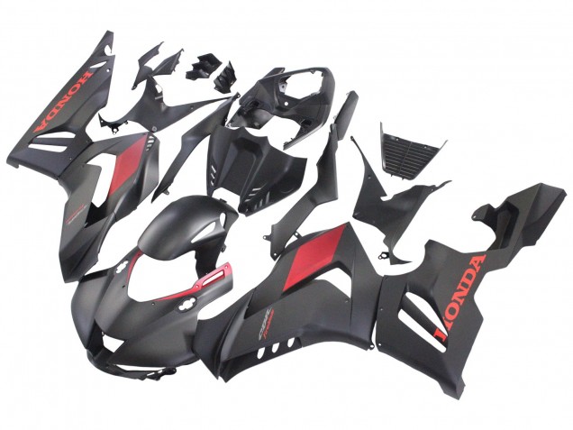 Carénages Moto Honda CBR1000RR-R 2020-2023 - Noir Mat Rouge