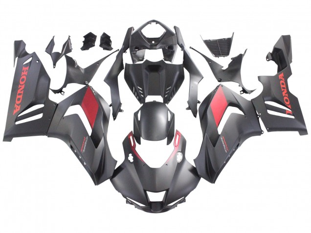 Carénages Moto Honda CBR1000RR-R 2020-2023 - Noir Mat Rouge