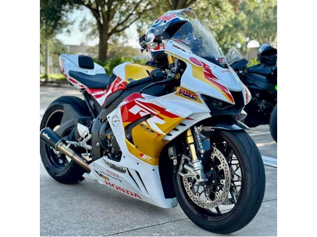 Carénages Moto Honda CBR1000RR-R 2020-2023 - Blanc Rouge Or Motul HRC