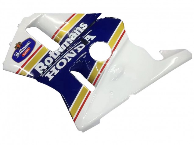 Carénages Moto Honda CBR400RR NC23 1987-1989 - Blanc Jaune Bleu Rothmans