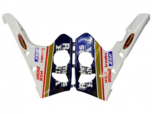 Carénages Moto Honda CBR400RR NC29 1990-1999 - Blanc Or Rouge Bleu Foncé Rothmans