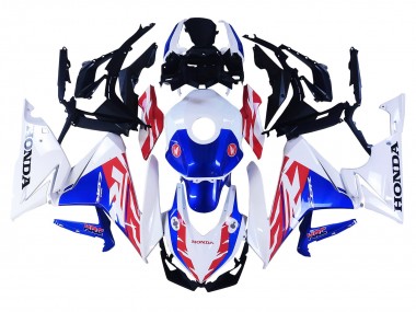 Carénage Moto Honda CBR400R 2022 - Blanc Rouge Bleu