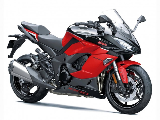 Carénages Moto Kawasaki Z1000SX 2020-2025 - Noir Rouge Ninja