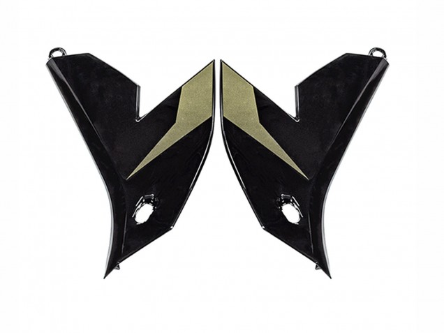 Carénages Moto Kawasaki Versys 650 2022-2025 - Vert Foncé Noir