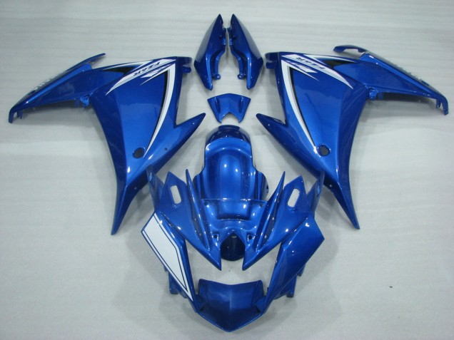 Carénages Moto Yamaha FZ6R 2009-2015 - Bleu Blanc