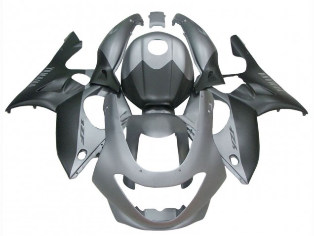 Carénages Moto Yamaha YZF600R Thundercat 1996-2007 - Noir Mat Gris