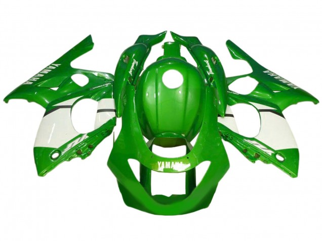 Carénage Moto Yamaha YZF600R Thundercat 1996-2007 - Vert Blanc