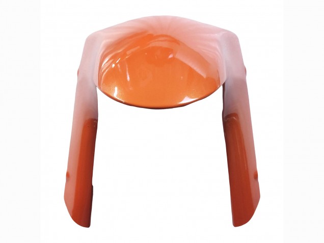 Carénages Moto Yamaha YZF600R Thundercat 1996-2007 - Orange Gris Noir Brillant