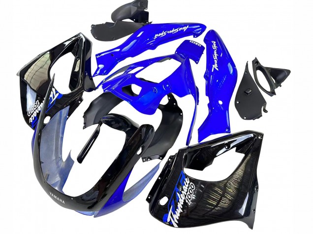 Carénages Moto Yamaha YZF 1000R Thundecourses 1997-2007 - Bleu Noir Thundecourses