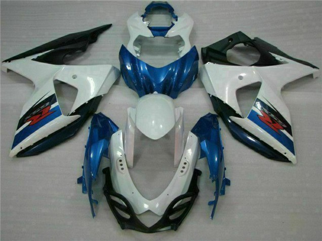 Kits Carénages ABS Suzuki GSXR 1000 2009-2016 - Blanc Bleu Noir