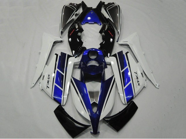 Carénage Moto Yamaha TMAX530 2012-2014 - Blanc Bleu Noir