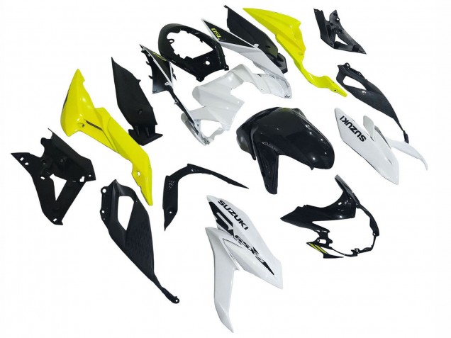 Carénages Moto Suzuki GSX-S 750 2017-2022 - Blanc Jaune
