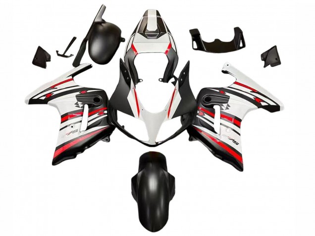 Carénages Moto Suzuki SV650 2003-2013 - Blanc Rouge Noir