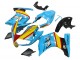 Carénages Moto Suzuki SV650 2003-2013 - Bleu Jaune Rouge Argent Requin