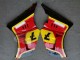 Carénages Moto Suzuki RG400 RG500 RG400/500 1984-1987 - Rouge Jaune Noir 7