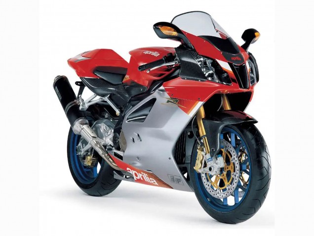 Carénages Moto Aprilia RSV1000 2003-2006 - Blanc Rouge Noir