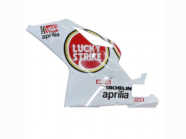 Carénages Moto Aprilia RSV1000 2003-2006 - Blanc Rouge Lucky Strike Motul 34