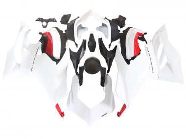 Carénages Moto Ducati Panigale V2 2020-2024 - Blanc Rouge Noir Mat