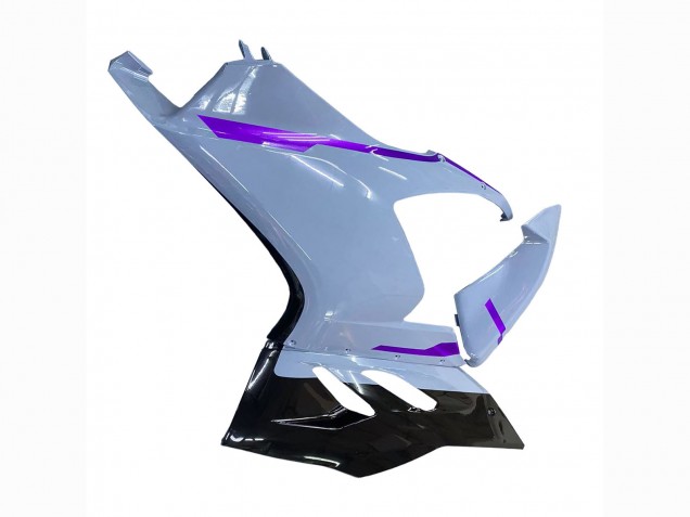 Carénages Moto Ducati Panigale V2 2020-2024 - Gris Brillant Violet Noir Brillant