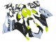 Carénages Moto Ducati Panigale V2 2020-2024 - Blanc Vert Citron Noir Brillant Stein Dinse VR 46