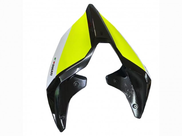 Carénages Moto Ducati Panigale V2 2020-2024 - Blanc Vert Citron Noir Brillant Stein Dinse VR 46