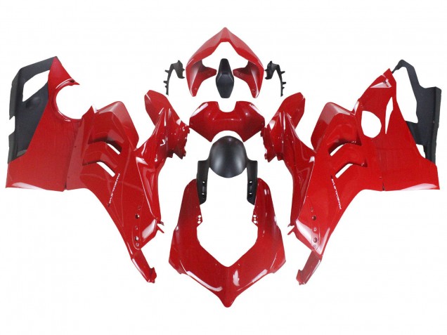 Carénage Moto Ducati Panigale V4 V4S 2020-2021 - Rouge Noir Mat