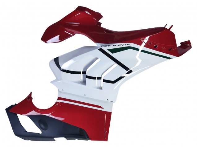 Carénages Moto Ducati Panigale V4 V4S 2020-2021 - Blanc Rouge Vert Noir Mat