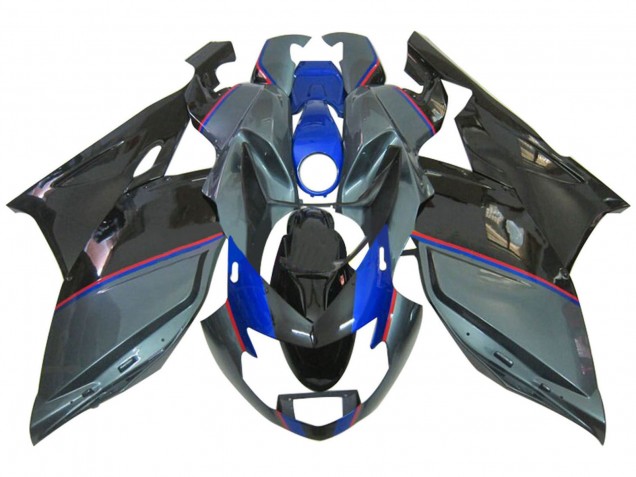 Carénages Moto BMW K1200S 2005-2010 - Noir Brillant Gris Bleu Rouge