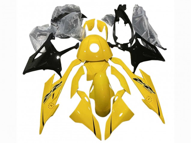 Carénages Moto BMW S1000RR 2023-2024 - Jaune Noir Brillant