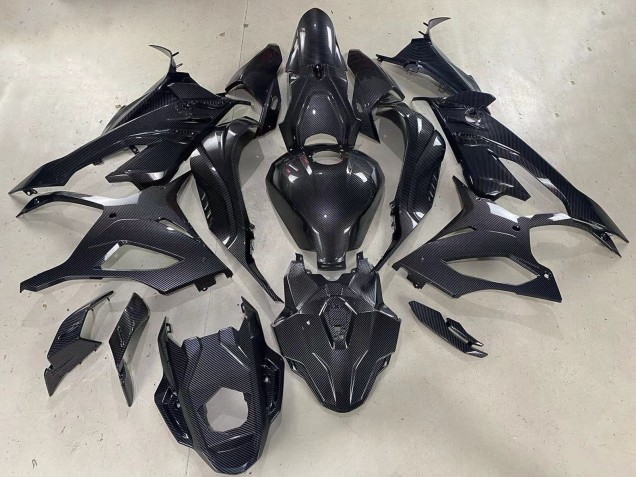 Carénages Moto BMW S1000RR 2023-2024 - Noir Brillant Fibre de Carbone