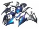Carénages Moto BMW S1000RR 2019-2022 - Pente Bleu Violet Fibre de Carbone Forgée
