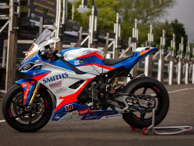 Carénages Moto BMW S1000RR 2019-2022 - Bleu Rouge Blanc Smiths