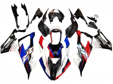 Carénages Moto BMW S1000RR 2019-2022 - Bleu Rouge Blanc 23