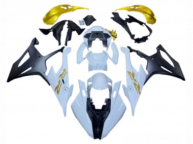 Carénages Moto BMW S1000RR 2019-2022 - Blanc Or