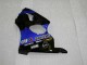 Carénages Moto Kawasaki ZX6R 2000-2002 - Bleu Noir Brillant Elf Bridgestone
