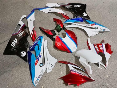 Carénages Moto BMW S1000RR 2019-2022 - Rouge Blanc Bleu 46