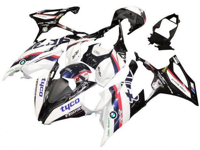 Carénages Moto BMW S1000RR 2019-2022 - Blanc Noir Rose Oxford