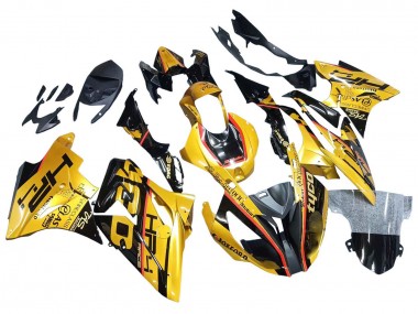 Carénages Moto BMW S1000RR 2017-2018 - Or Noir Tyco