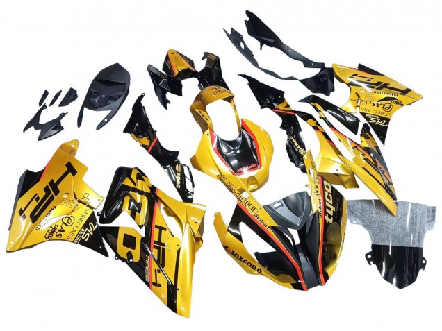 Carénages Moto BMW S1000RR 2017-2018 - Or Noir Tyco