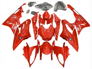 Carénages Moto BMW S1000RR 2017-2018 - Rouge Castrol