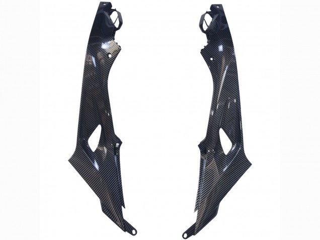 Carénages Moto BMW S1000RR 2015-2016 - Blanc Bleu Noir Fibre de Carbone