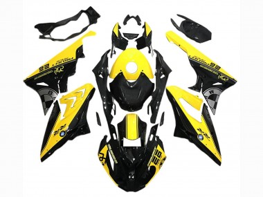 Carénages Moto BMW S1000RR 2015-2016 - Jaune Noir