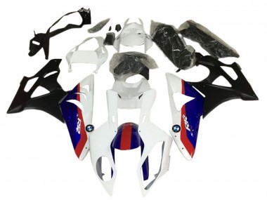 Carénages Moto BMW S1000RR 2009-2014 - Blanc Rouge Bleu Noir