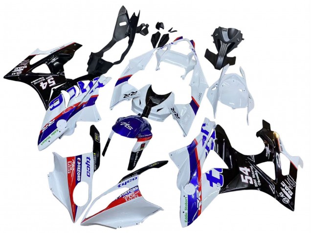 Carénages Moto BMW S1000RR 2009-2014 - Blanc Rouge Bleu Noir Tyco